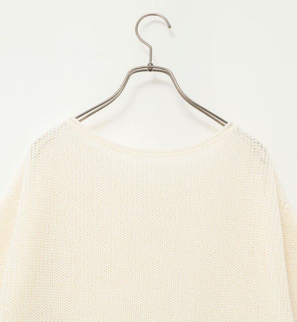 NOLLEY'S sophi「《手洗い可能》片畦前スリットプルオーバー」|ニット・セーター|