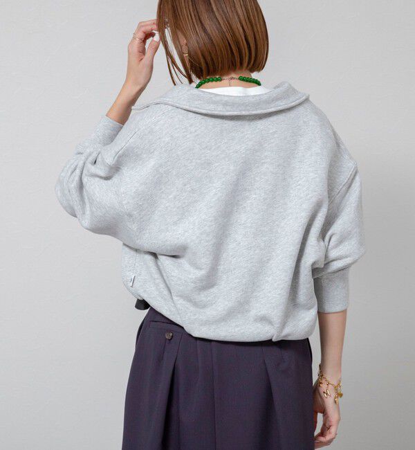 MAQWEL「【MAQWEL/マクウェル】ウォッシャブルスタンドネックスウェット」|スウェット・ジャージ|