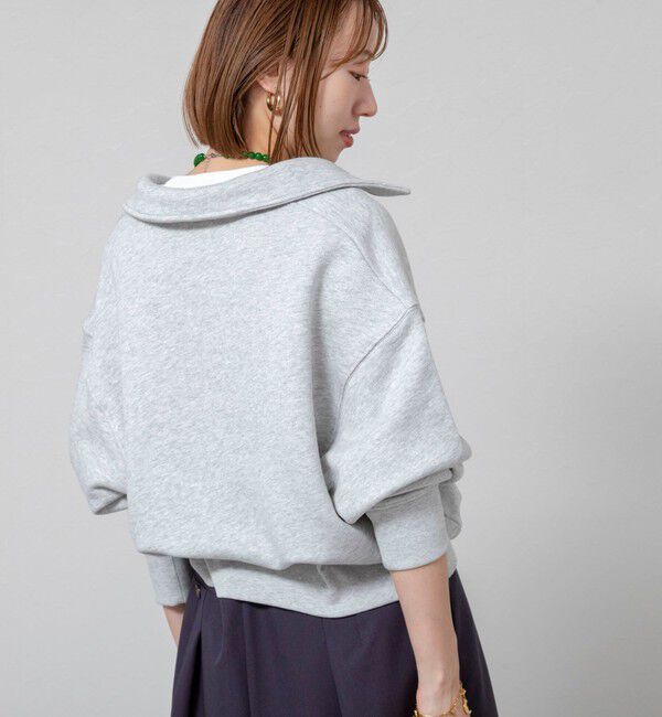 MAQWEL「【MAQWEL/マクウェル】ウォッシャブルスタンドネックスウェット」|スウェット・ジャージ|