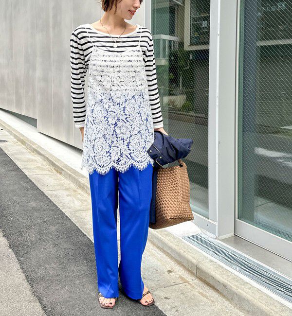 NOLLEY'S「ウォッシャブルレースビスチェ」|キャミソール|