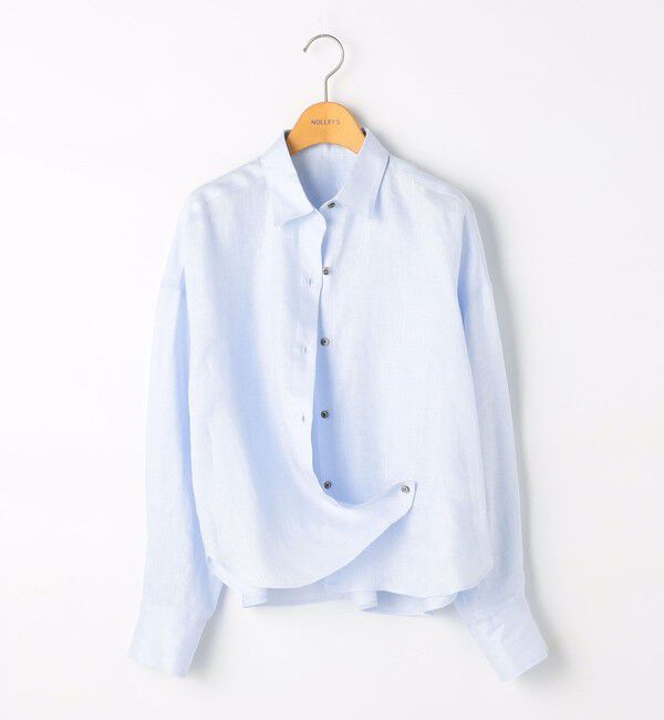 NOLLEY'S「MY STANDARD マルチWAYリネンショートシャツ」|シャツ・ブラウス|