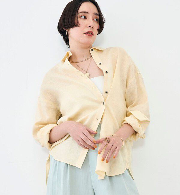 NOLLEY'S「MY STANDARD マルチWAYリネンシャツ」|シャツ・ブラウス|