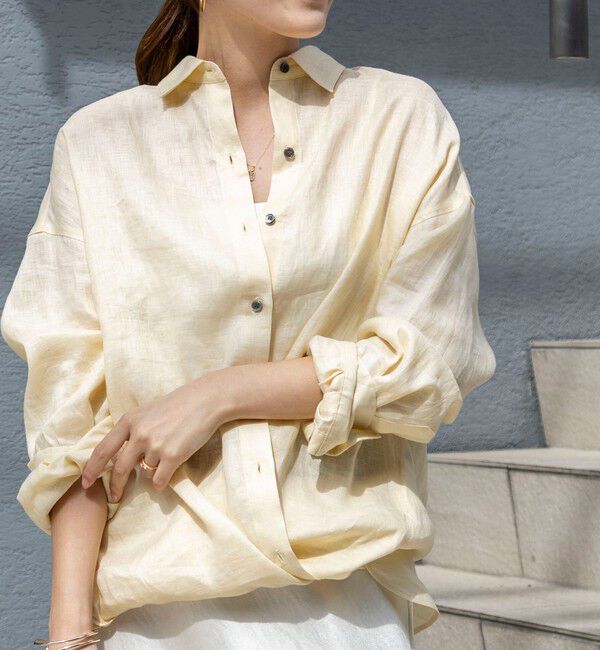 NOLLEY'S「MY STANDARD マルチWAYリネンシャツ」|シャツ・ブラウス|