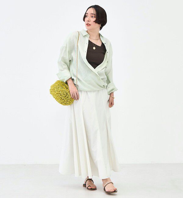 NOLLEY'S「MY STANDARD マルチWAYリネンシャツ」|シャツ・ブラウス|