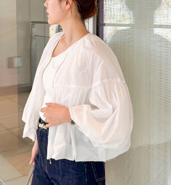 NOLLEY'S「ウォッシャブル撥水ポケッタブルボリュームブルゾン」|ブルゾン・スタジャン|