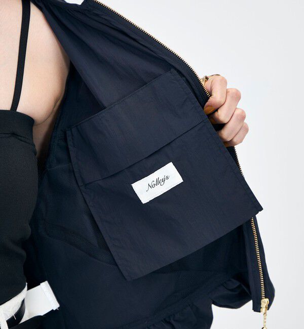 NOLLEY'S「ウォッシャブル撥水ポケッタブルボリュームブルゾン」|ブルゾン・スタジャン|