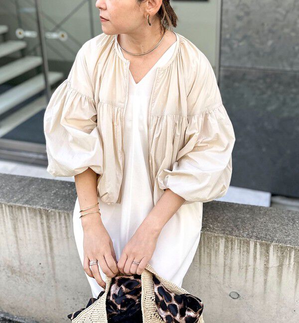 NOLLEY'S「ウォッシャブル撥水ポケッタブルボリュームブルゾン」|ブルゾン・スタジャン|