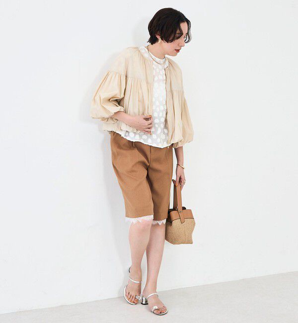 NOLLEY'S「ウォッシャブル撥水ポケッタブルボリュームブルゾン」|ブルゾン・スタジャン|