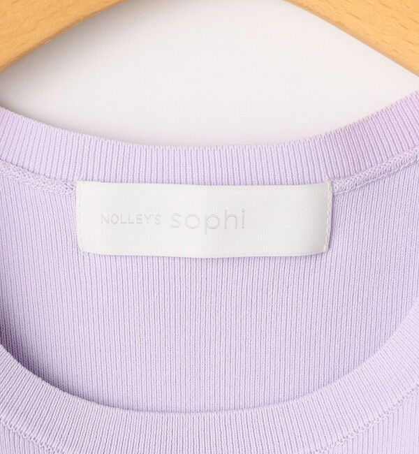 NOLLEY'S sophi「《アンサンブル対応》《手洗い可能》マルチファンクション5分袖プルオーバー」|ニット・セーター|