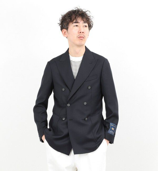 NOLLEY'S goodman「《ビジカジ対応》MARTIN ホップサックダブルJK 26SS」|テーラードジャケット|