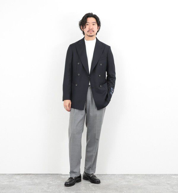 NOLLEY'S goodman「《ビジカジ対応》MARTIN ホップサックダブルJK 26SS」|テーラードジャケット|