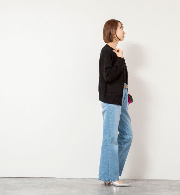 Rie Miller「《手洗い可能》テープヤーンZIP UPカーディガン」|カーディガン|