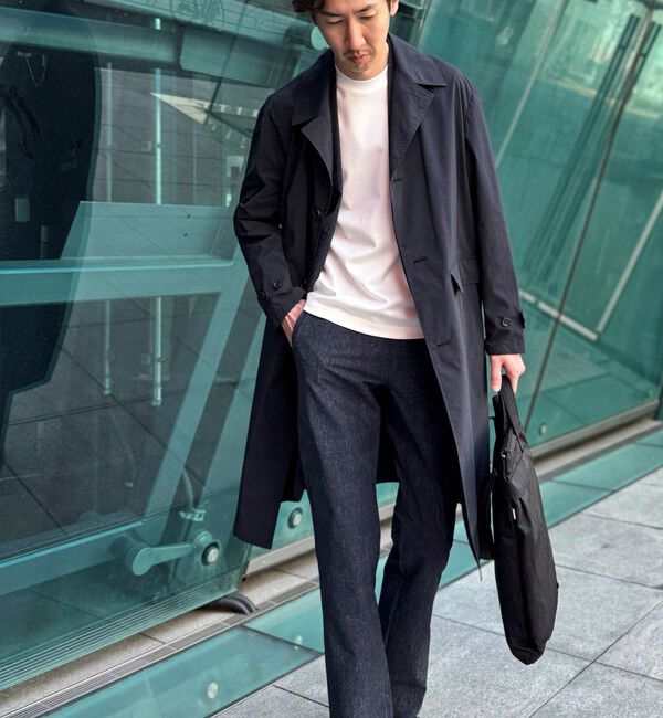 NOLLEY'S goodman「《ビジカジ対応》【ダントツ撥水】ステンカラーコート 26SS」|ステンカラーコート|