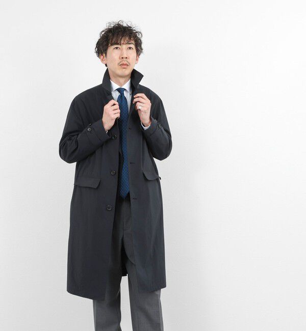 NOLLEY'S goodman「《ビジカジ対応》【ダントツ撥水】ステンカラーコート 26SS」|ステンカラーコート|