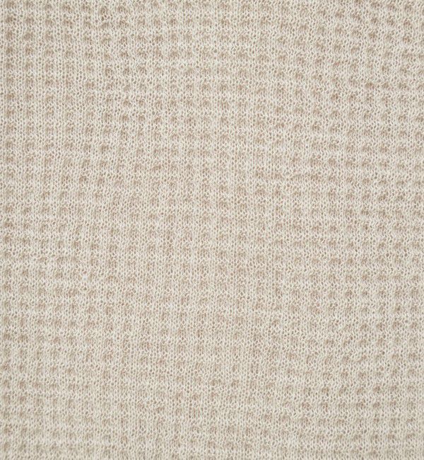 NOLLEY'S「《手洗い可能》ギマポリコットンワッフルヘンリーネックプルオーバー」|ニット・セーター|