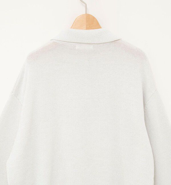 NOLLEY'S「《手洗い可能》ギマコットンポロ襟プルオーバー」|ニット・セーター|