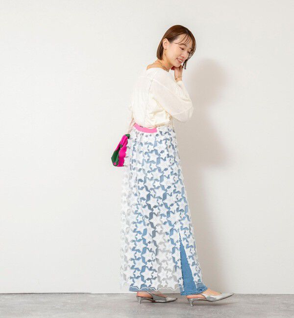 Rie Miller「ウォッシャブル2WAYアメフトライクロンT」|Tシャツ・カットソー|