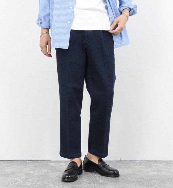 NOLLEY'S goodman「デニムストレッチ セミワイドジャスト丈PT 26SS」|チノ|