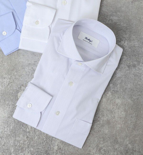 NOLLEY'S goodman「《ビジカジ対応》イージーアイロンWD 26SS」|シャツ・ブラウス|ホワイト系その他