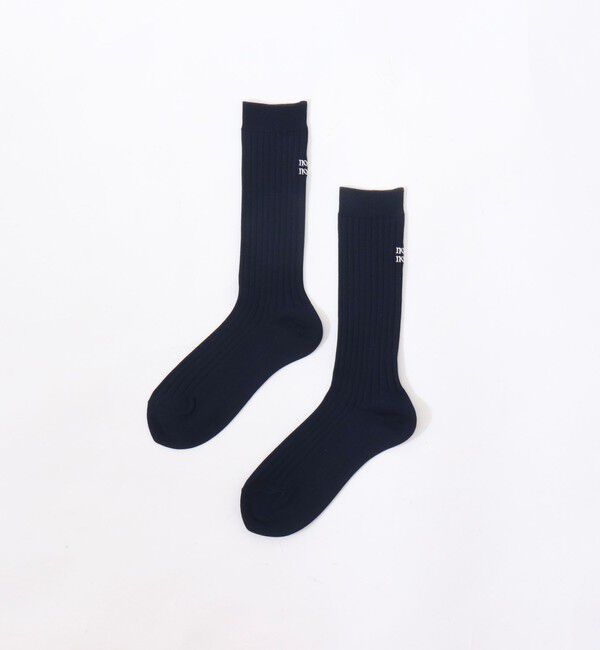 NOLLEY'S「【nolnol/ノルノル】リブソックス」|ソックス|ネイビー