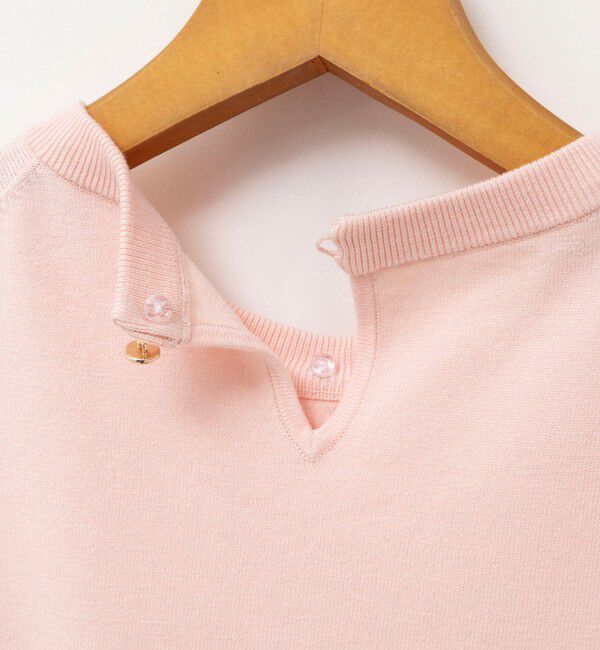 NOLLEY'S「【WEB＆一部店舗限定カラー】《手洗い可能》襟レース取り外し6分袖プルオーバー」|ニット・セーター|