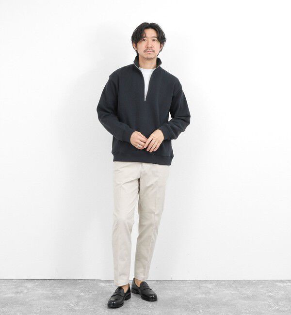 NOLLEY'S goodman「リブダンボール スタンドハーフZip 26SS」|スウェット・ジャージ|