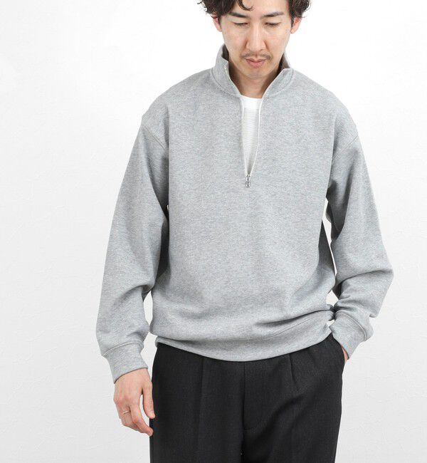 NOLLEY'S goodman「リブダンボール スタンドハーフZip 26SS」|スウェット・ジャージ|