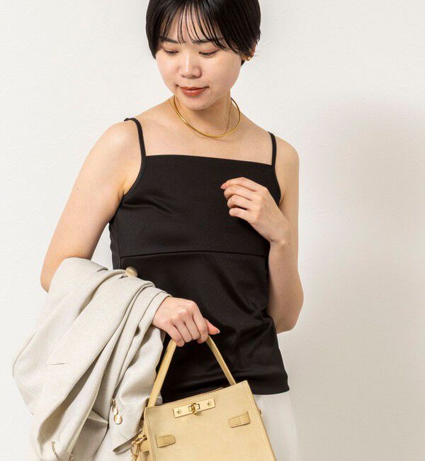 NOLLEY'S sophi「ウォッシャブルアジャスター付サテンスムースキャミ」|キャミソール|