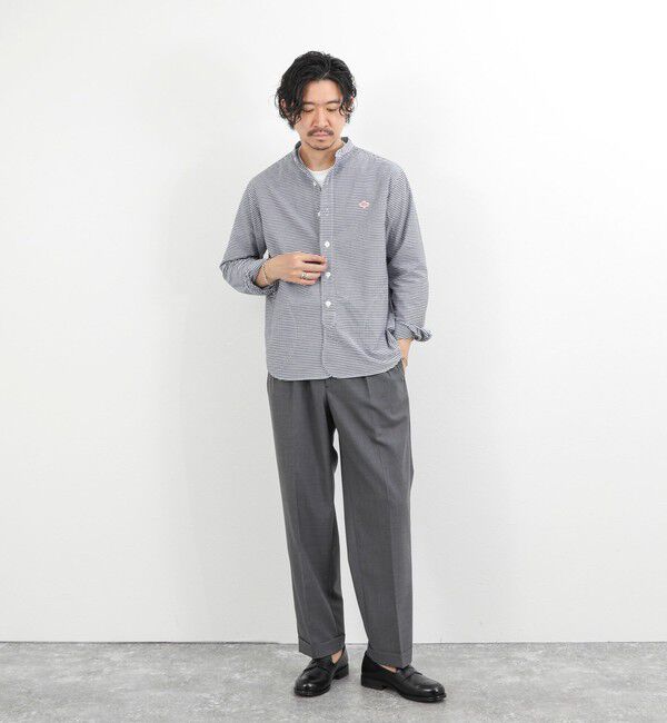 NOLLEY'S goodman「【DANTON/ダントン】DT-B0280OXP BAND COLLAR SHIRT LS 26SS」|シャツ・ブラウス|