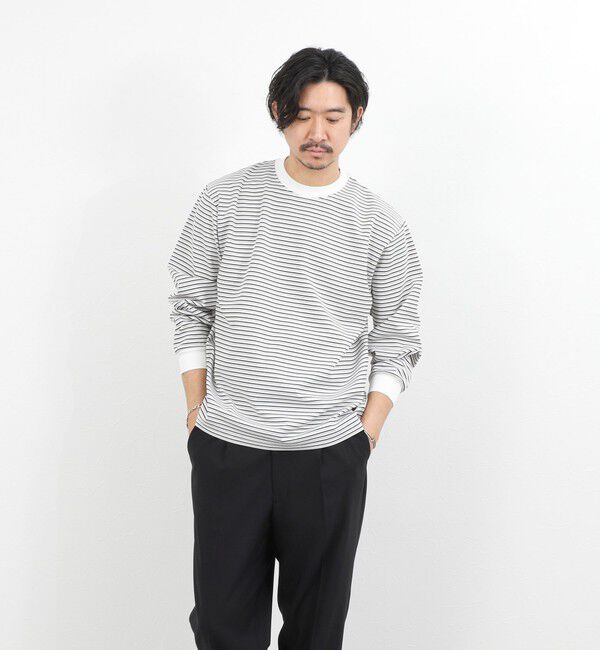 NOLLEY'S goodman「シルケットボーダーロンＴ 26SS」|Tシャツ・カットソー|