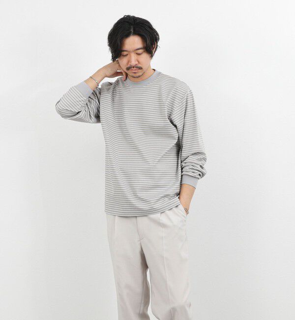 NOLLEY'S goodman「シルケットボーダーロンＴ 26SS」|Tシャツ・カットソー|