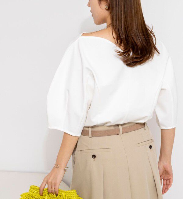 NOLLEY'S「【WEB限定】ウォッシャブルハートネックカットソー」|Tシャツ・カットソー|