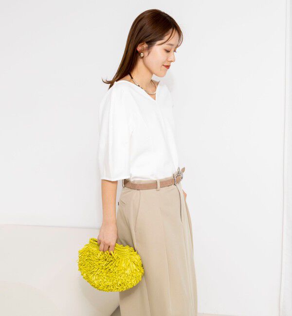 NOLLEY'S「【WEB限定】ウォッシャブルハートネックカットソー」|Tシャツ・カットソー|