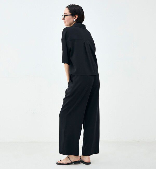 NOLLEY'S「《セットアップ対応》ウォッシャブルイージーツイルセミワイドパンツ」|その他|