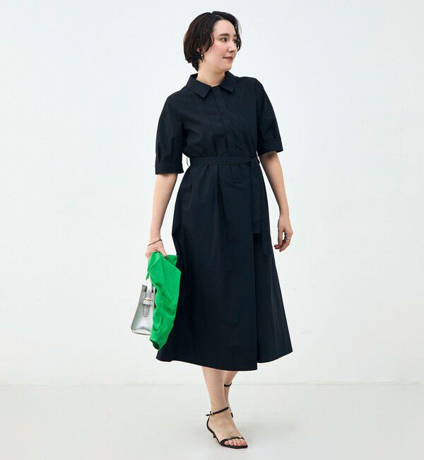 NOLLEY'S「ウォッシャブルAラインタックワンピース」|ワンピース|