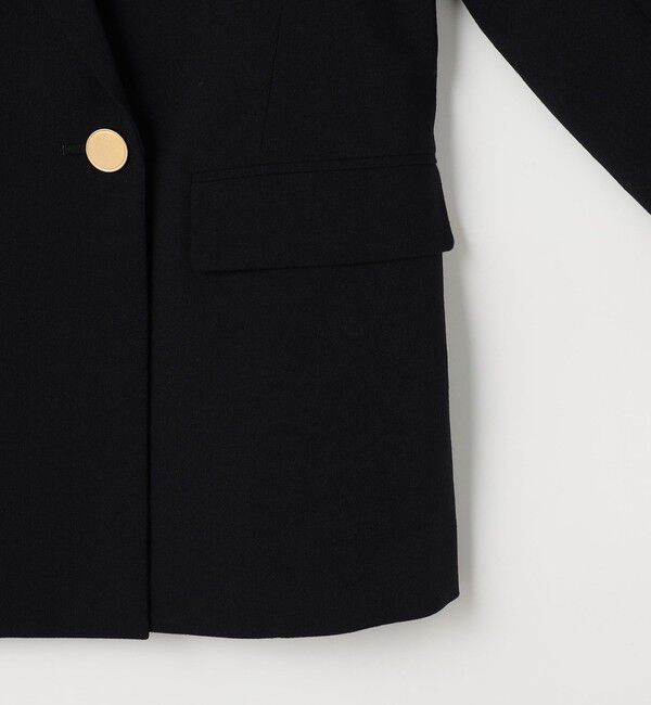 NOLLEY'S「ウォッシャブル麻調スラブWジャケット」|テーラードジャケット|