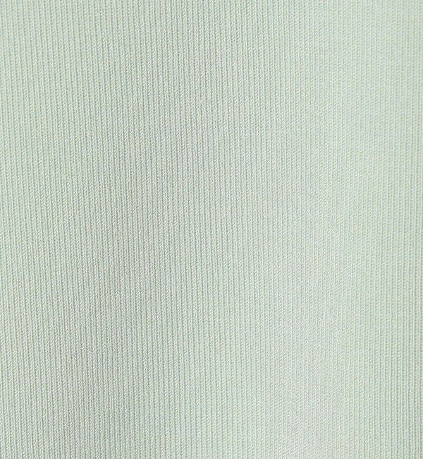 NOLLEY'S sophi「《手洗い可能》トライアングルカラー総針5分袖プルオーバー」|ニット・セーター|