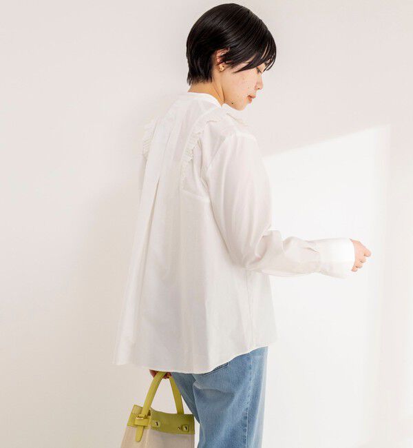 NOLLEY'S sophi「【MARILYN MOON/マリリーンムーン】tuck pleats jabot blouse」|シャツ・ブラウス|