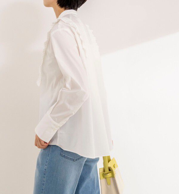 NOLLEY'S sophi「【MARILYN MOON/マリリーンムーン】tuck pleats jabot blouse」|シャツ・ブラウス|