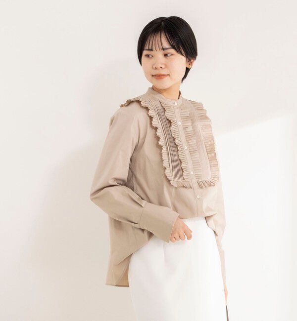 NOLLEY'S sophi「【MARILYN MOON/マリリーンムーン】tuck pleats jabot blouse」|シャツ・ブラウス|
