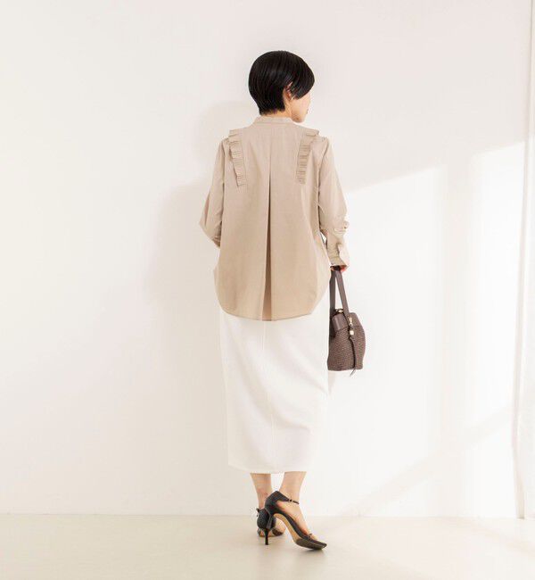 NOLLEY'S sophi「【MARILYN MOON/マリリーンムーン】tuck pleats jabot blouse」|シャツ・ブラウス|