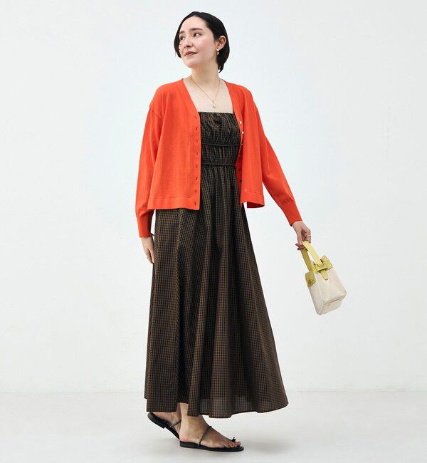 NOLLEY'S「ウォッシャブル2WAYギャザーキャミワンピース」|ワンピース|