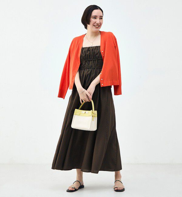 NOLLEY'S「ウォッシャブル2WAYギャザーキャミワンピース」|ワンピース|