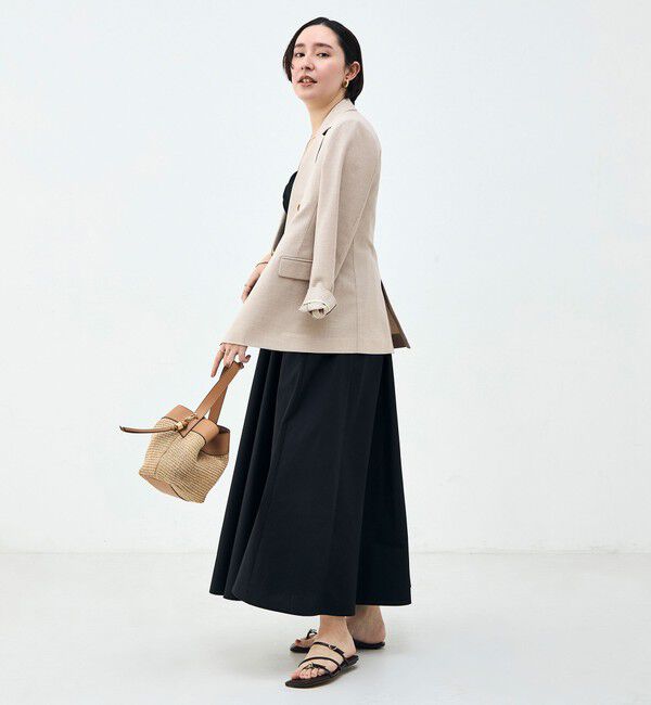 NOLLEY'S「ウォッシャブル2WAYギャザーキャミワンピース」|ワンピース|