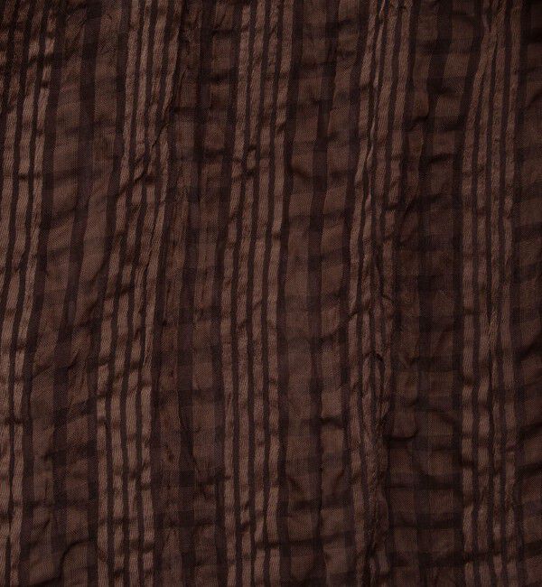 NOLLEY'S「【WEB限定】ウォッシャブルシアーチェックワンピース」|ワンピース|