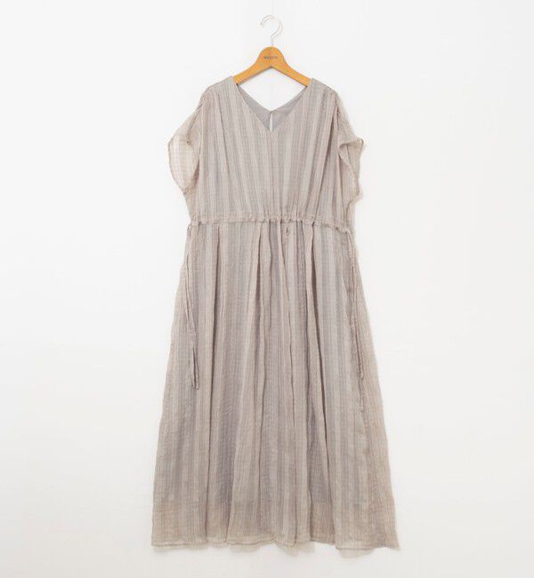 NOLLEY'S「【WEB限定】ウォッシャブルシアーチェックワンピース」|ワンピース|