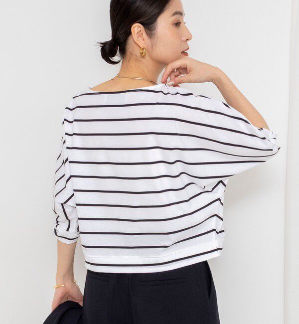 NOLLEY'S「ウォッシャブルドルマンTシャツ」|Tシャツ・カットソー|