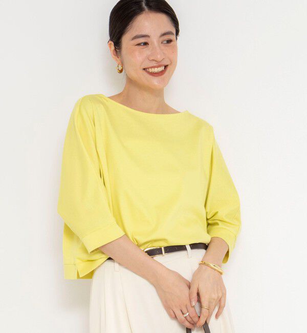 NOLLEY'S「ウォッシャブルドルマンTシャツ」|Tシャツ・カットソー|