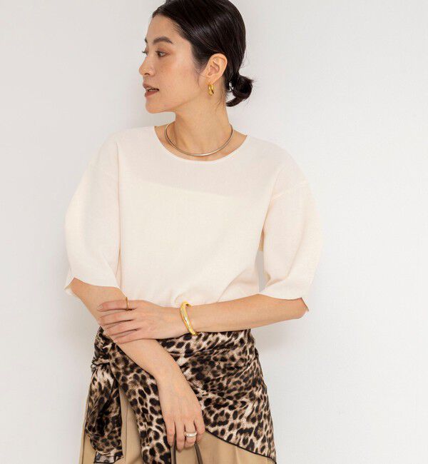 Rie Miller「《手洗い可能》トラペーズ2WAYプルオーバー」|ニット・セーター|