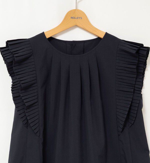 NOLLEY'S「ウォッシャブル高機能袖プリーツブラウス」|シャツ・ブラウス|